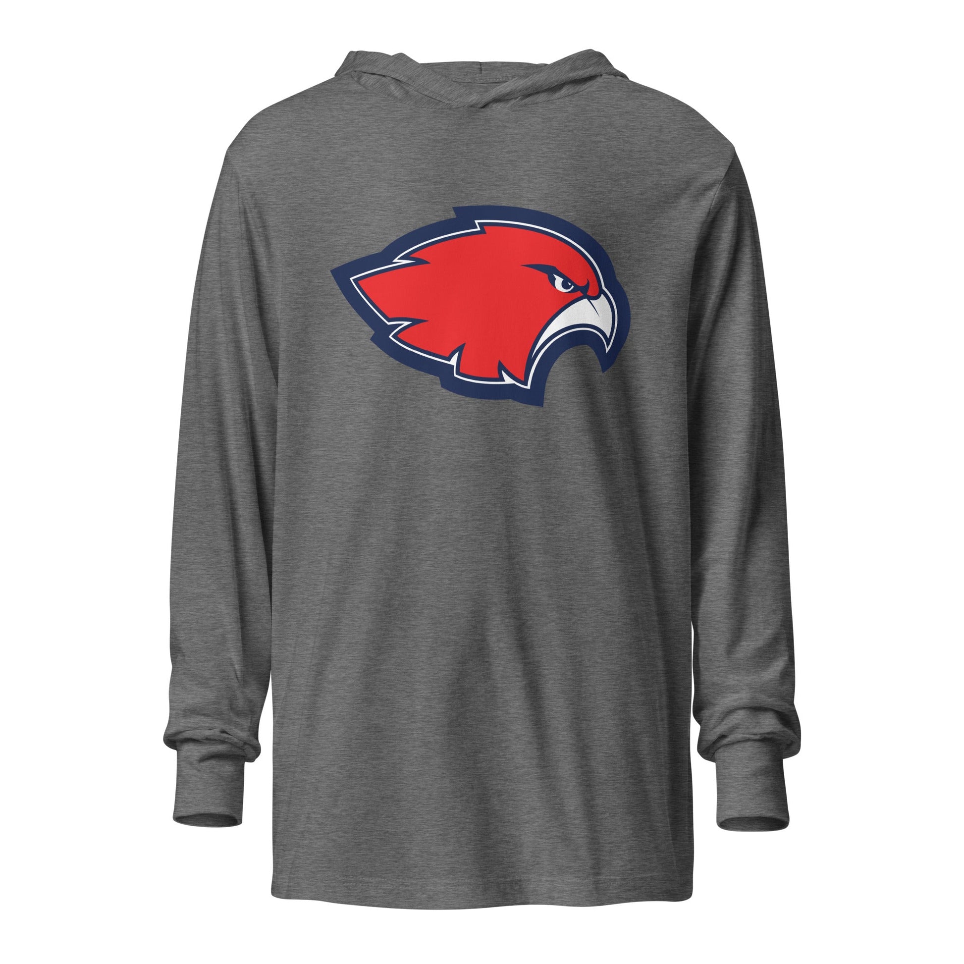 Performance | Hooded Long Sleeve T Shirt | Frontier softball | Mascot Logo