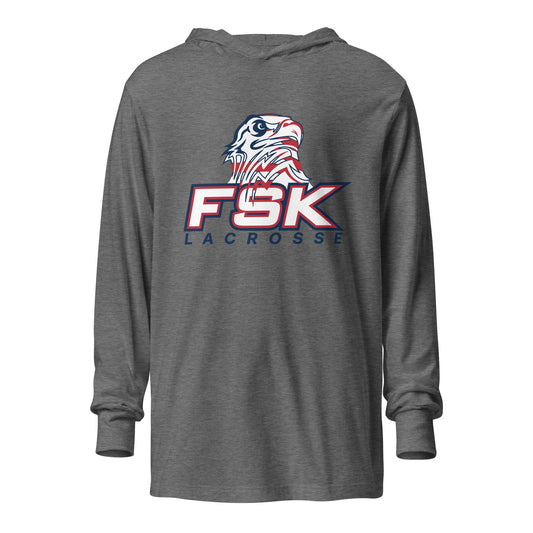 Performance | Hooded Long Sleeve T Shirt | FSK Eagles Girls Lacrosse