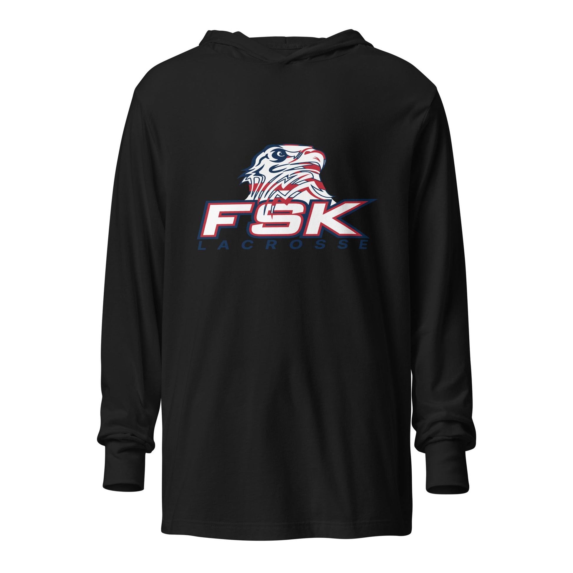 Performance | Hooded Long Sleeve T Shirt | FSK Eagles Girls Lacrosse
