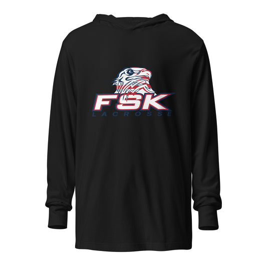 Performance | Hooded Long Sleeve T Shirt | FSK Eagles Girls Lacrosse