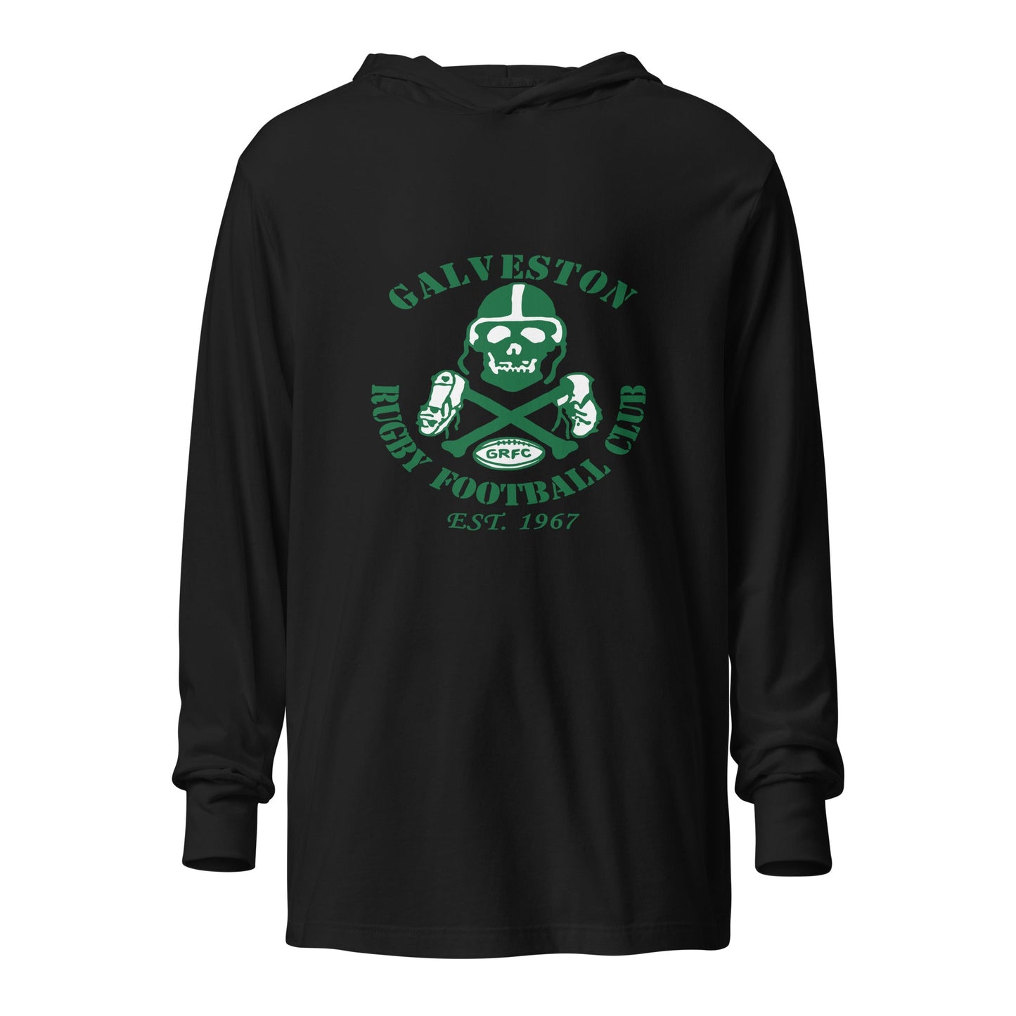 Performance | Hooded Long Sleeve T Shirt | Galveston Football Rugby Club