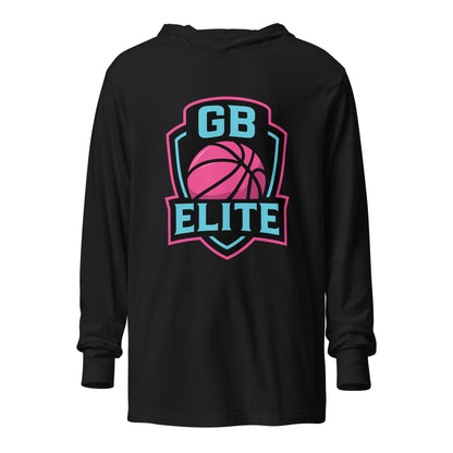 Performance | Hooded Long Sleeve T Shirt | GB Elite | Crest Logo