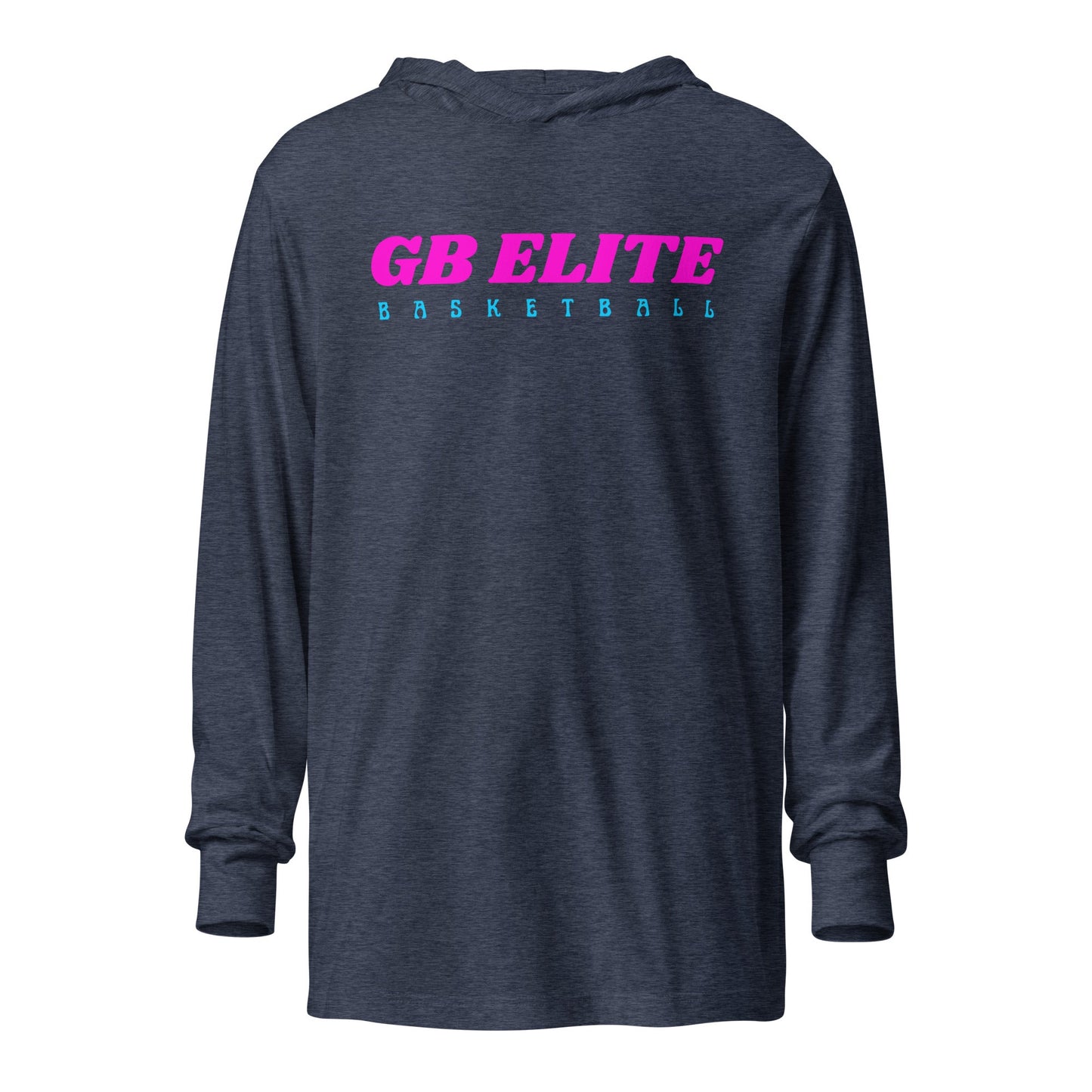 Performance | Hooded Long Sleeve T Shirt | GB Elite | Script Logo