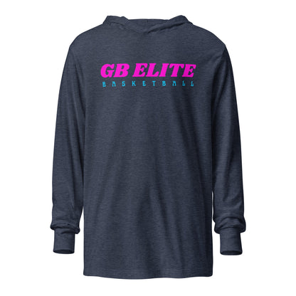 Performance | Hooded Long Sleeve T Shirt | GB Elite | Script Logo