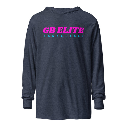 Performance | Hooded Long Sleeve T Shirt | GB Elite | Script Logo