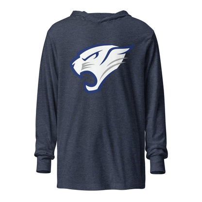 Performance | Hooded Long Sleeve T Shirt | GCHS | Mascot Logo