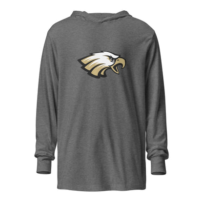 Performance | Hooded Long Sleeve T Shirt | Generation Eagles | Vanguard Raptor Logo