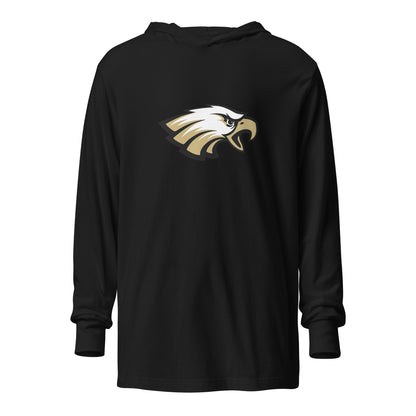 Performance | Hooded Long Sleeve T Shirt | Generation Eagles | Vanguard Raptor Logo