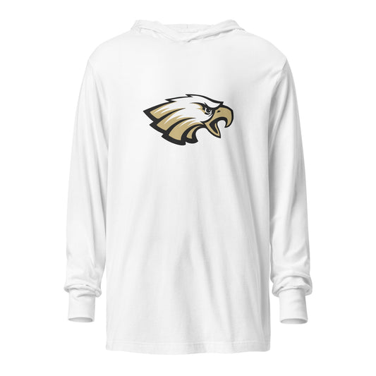 Performance | Hooded Long Sleeve T Shirt | Generation Eagles | Vanguard Raptor Logo