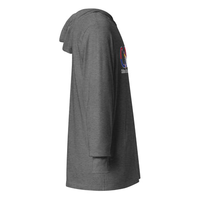 Performance | Hooded Long Sleeve T Shirt | Georgia State Society Children of the American Revolution | Mark Logo