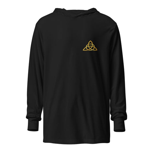 Performance | Hooded Long Sleeve T Shirt | Gildea School of Irish Dance | Alt Logo