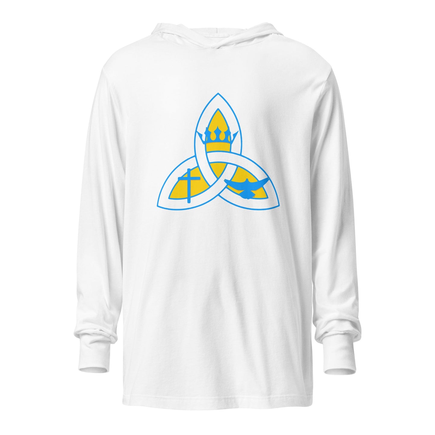 Performance | Hooded Long Sleeve T Shirt | God’s Angels | Crest Logo