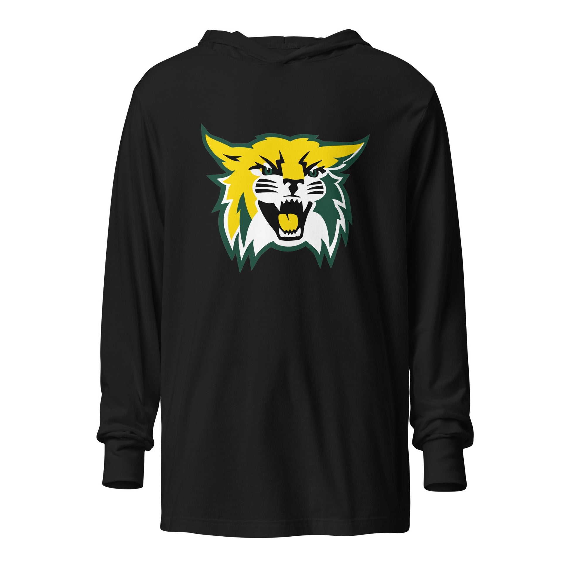 Performance | Hooded Long Sleeve T Shirt | Great Bridge Softball Booster | Mascot Logo