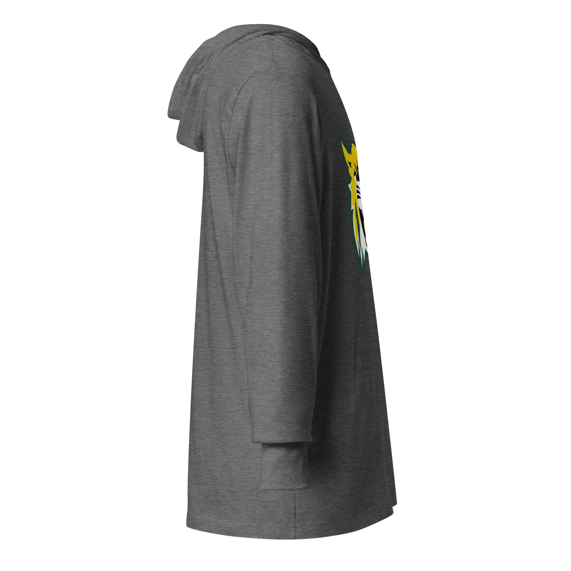 Performance | Hooded Long Sleeve T Shirt | Great Bridge Softball Booster | Mascot Logo