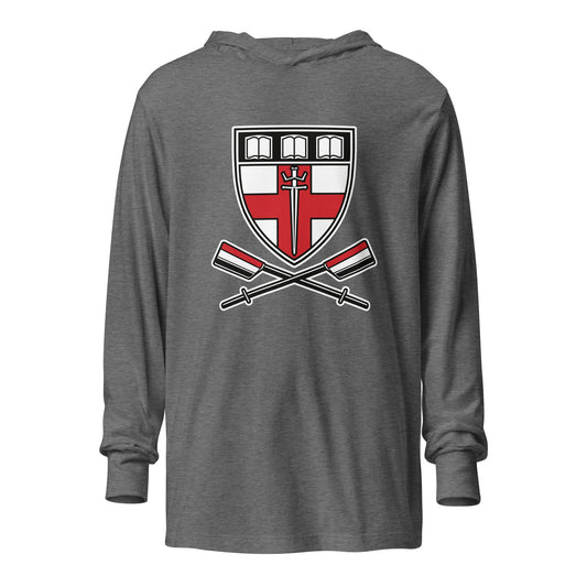 Performance | Hooded Long Sleeve T Shirt | Groton Girls Crew | Shield Logo
