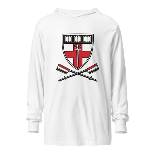 Performance | Hooded Long Sleeve T Shirt | Groton Girls Crew | Shield Logo