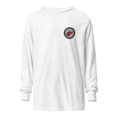 Performance | Hooded Long Sleeve T Shirt | Hackworth Fire Collection | Badge Logo
