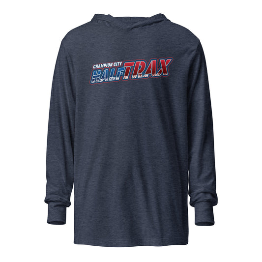 Performance | Hooded Long Sleeve T Shirt | Half Trax Baseball | Alt Logo