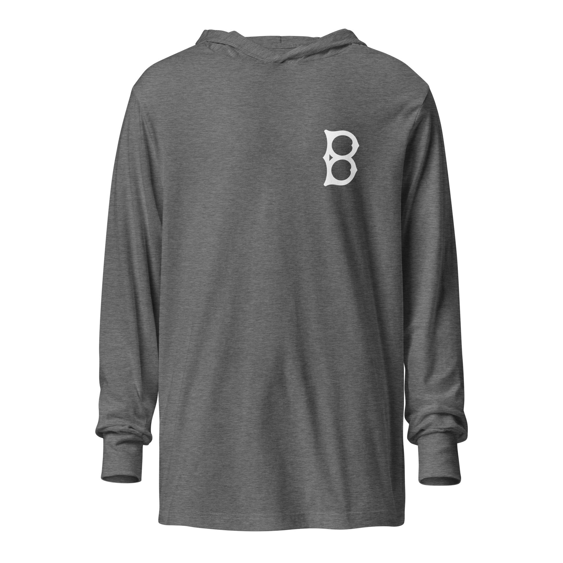 Performance | Hooded Long Sleeve T Shirt | Hamilton Bulldogs | B-Mark Logo