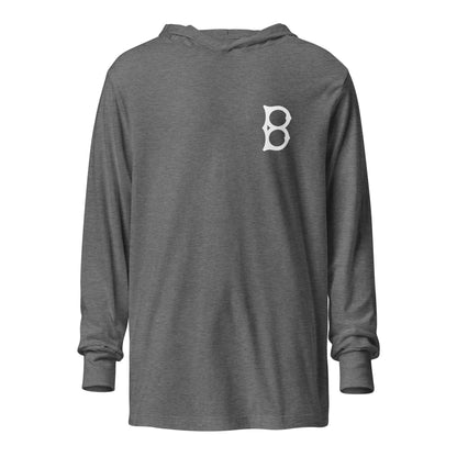 Performance | Hooded Long Sleeve T Shirt | Hamilton Bulldogs | B-Mark Logo