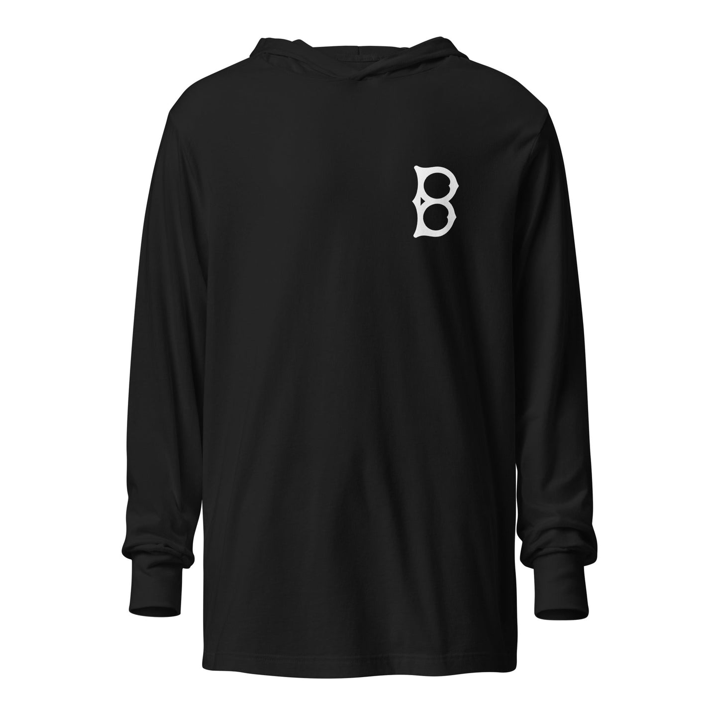 Performance | Hooded Long Sleeve T Shirt | Hamilton Bulldogs | B-Mark Logo