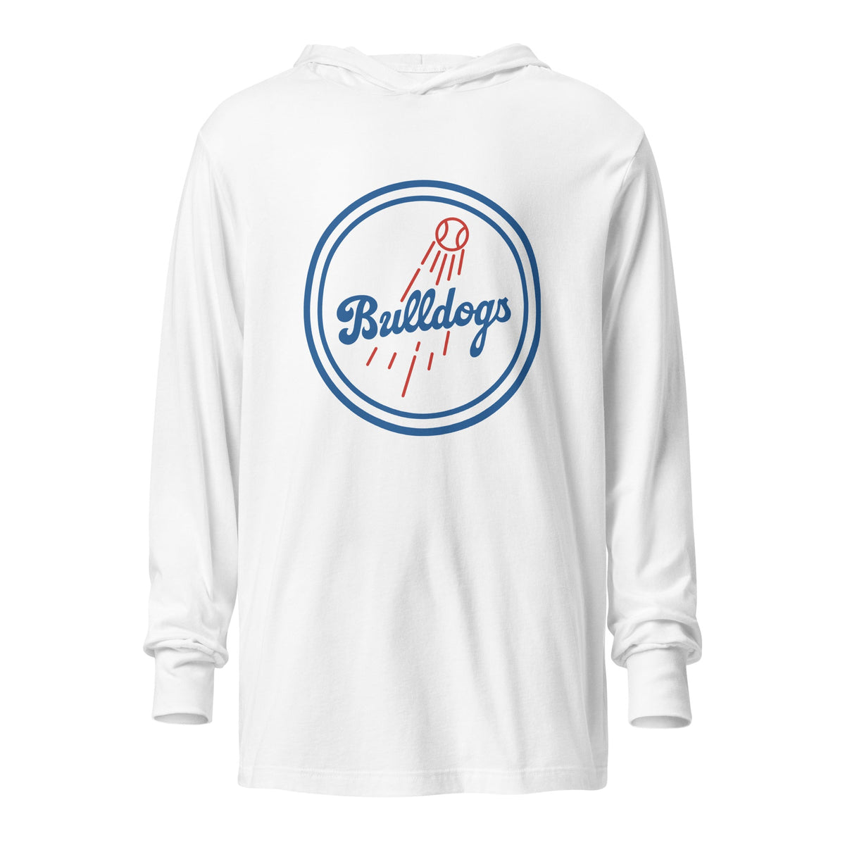 Performance | Hooded Long Sleeve T Shirt | Hamilton Bulldogs | Badge Logo
