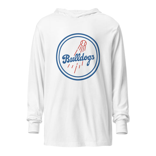 Performance | Hooded Long Sleeve T Shirt | Hamilton Bulldogs | Badge Logo