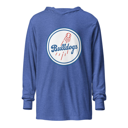 Performance | Hooded Long Sleeve T Shirt | Hamilton Bulldogs | Badge Logo