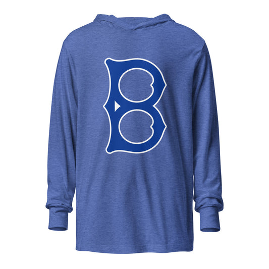 Performance | Hooded Long Sleeve T Shirt | Hamilton Bulldogs | Crest Logo