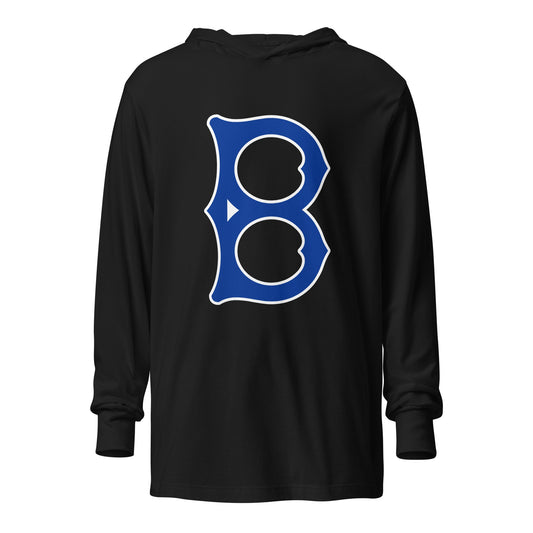 Performance | Hooded Long Sleeve T Shirt | Hamilton Bulldogs | Crest Logo