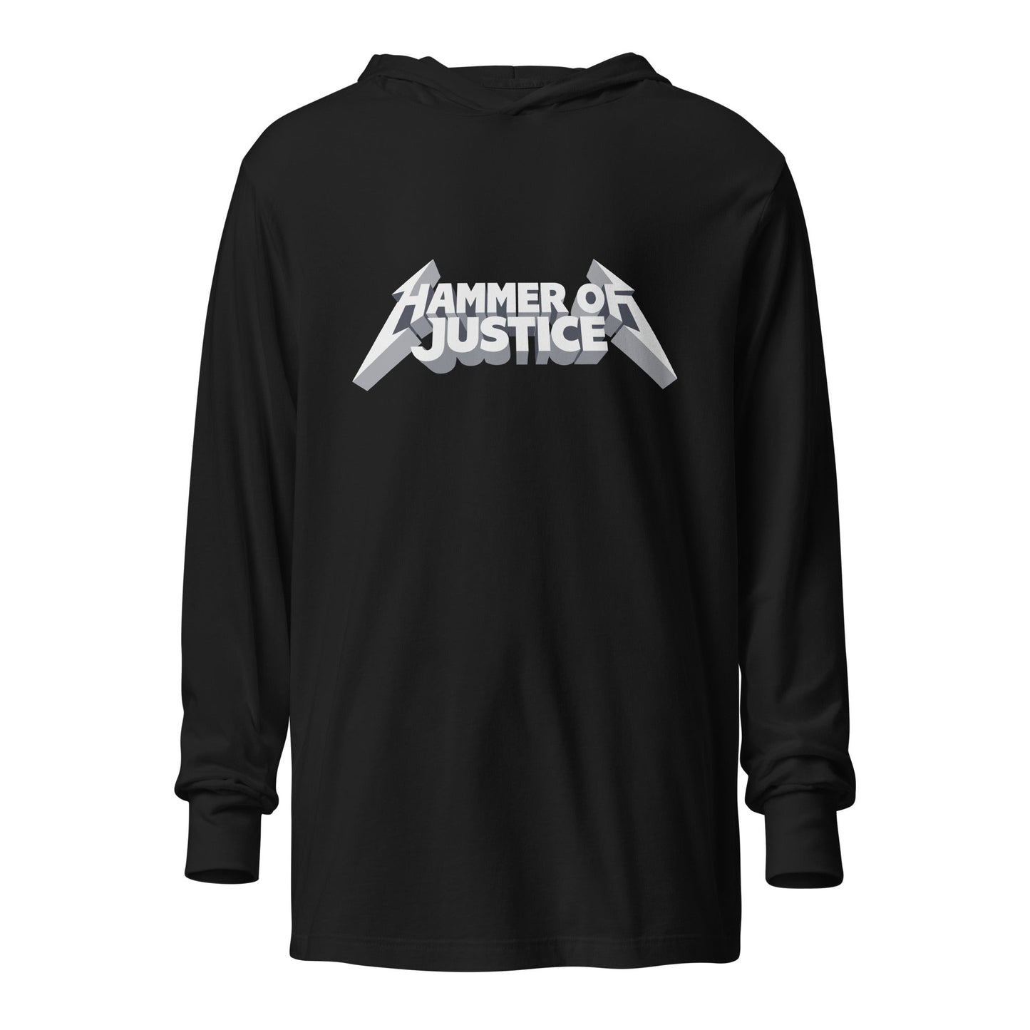 Performance | Hooded Long Sleeve T Shirt | Hammer of Justice