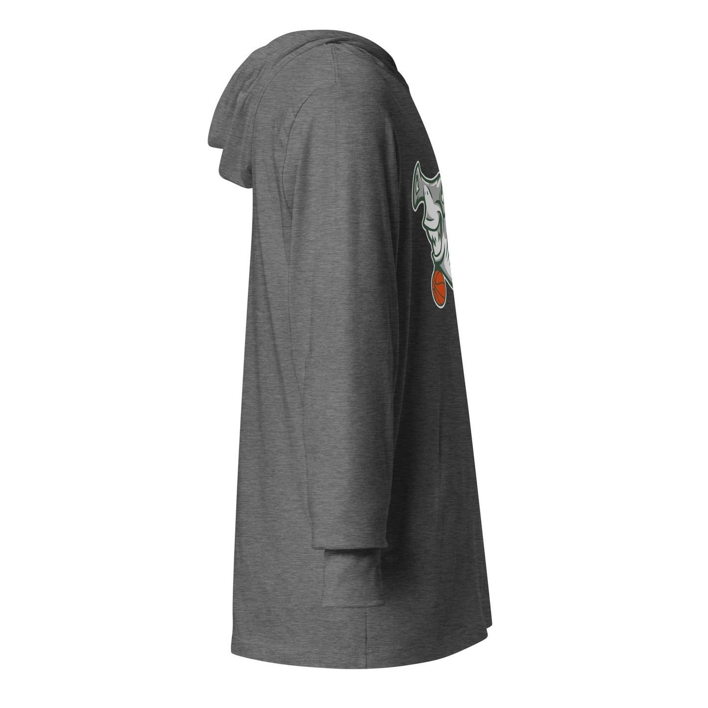 Performance | Hooded Long Sleeve T Shirt | Hammerheads Basketball | Alt Logo