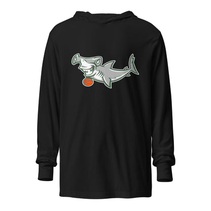 Performance | Hooded Long Sleeve T Shirt | Hammerheads Basketball | Alt Logo