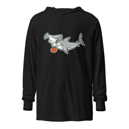 Performance | Hooded Long Sleeve T Shirt | Hammerheads Basketball | Alt Logo