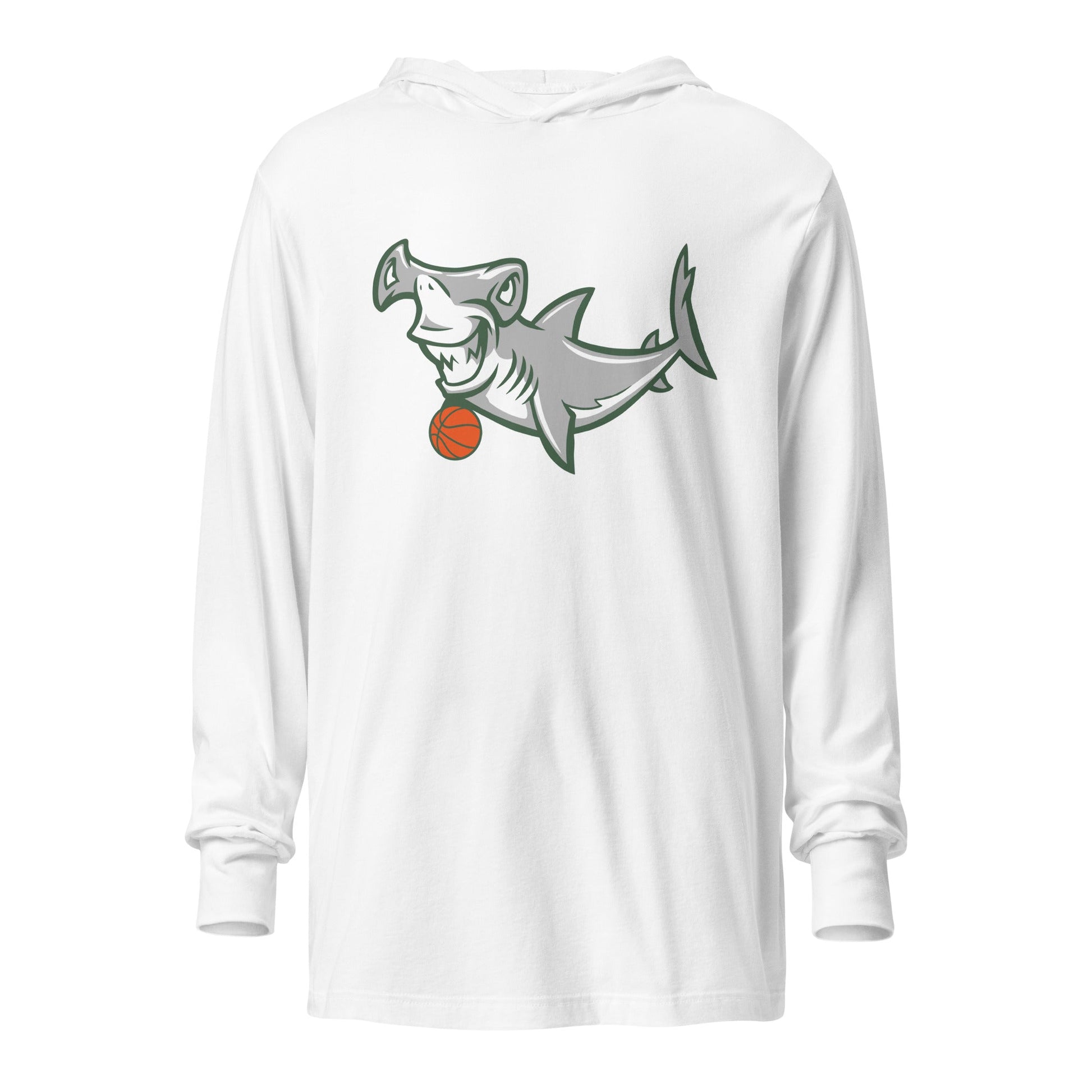 Performance | Hooded Long Sleeve T Shirt | Hammerheads Basketball | Alt Logo