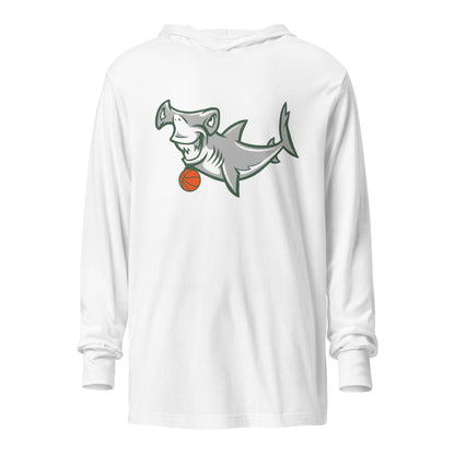 Performance | Hooded Long Sleeve T Shirt | Hammerheads Basketball | Alt Logo