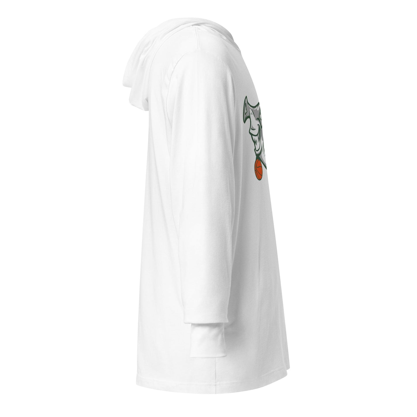 Performance | Hooded Long Sleeve T Shirt | Hammerheads Basketball | Alt Logo