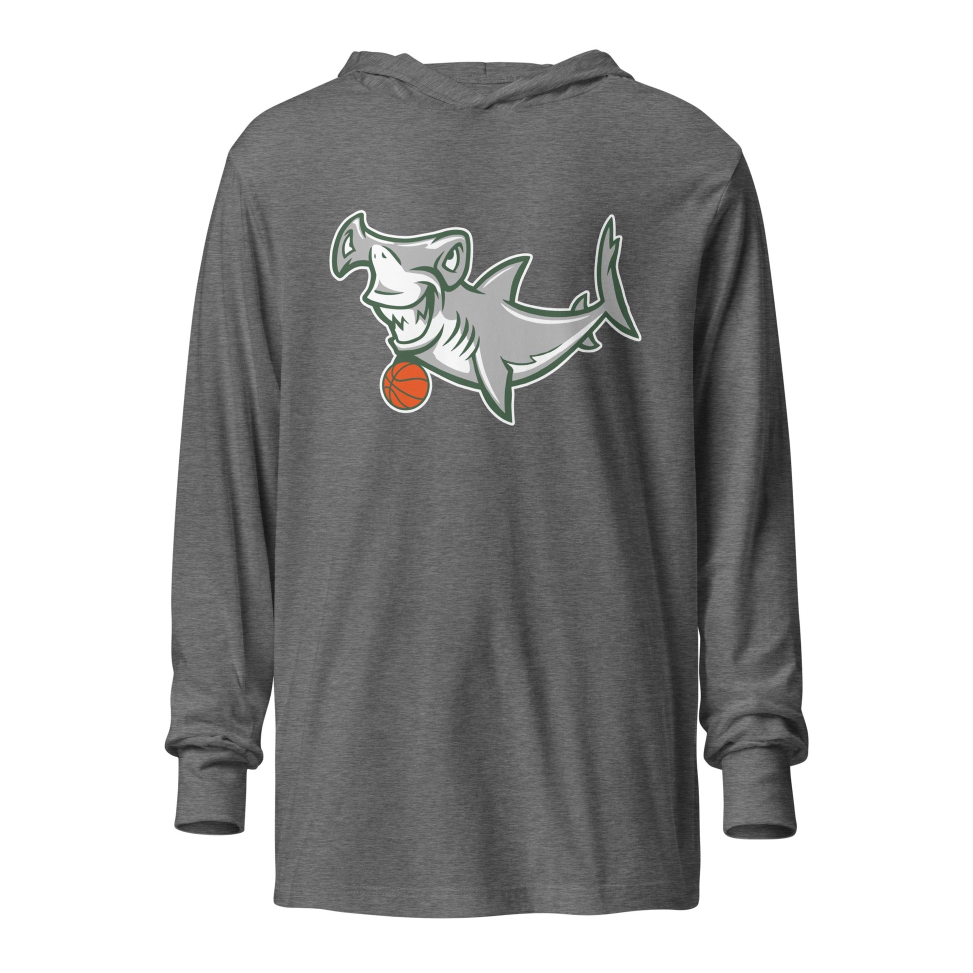 Performance | Hooded Long Sleeve T Shirt | Hammerheads Basketball | Alt Logo