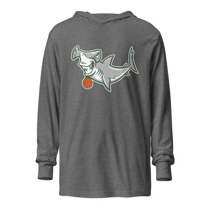 Performance | Hooded Long Sleeve T Shirt | Hammerheads Basketball | Alt Logo