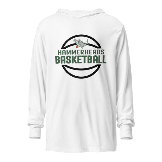 Performance | Hooded Long Sleeve T Shirt | Hammerheads Basketball