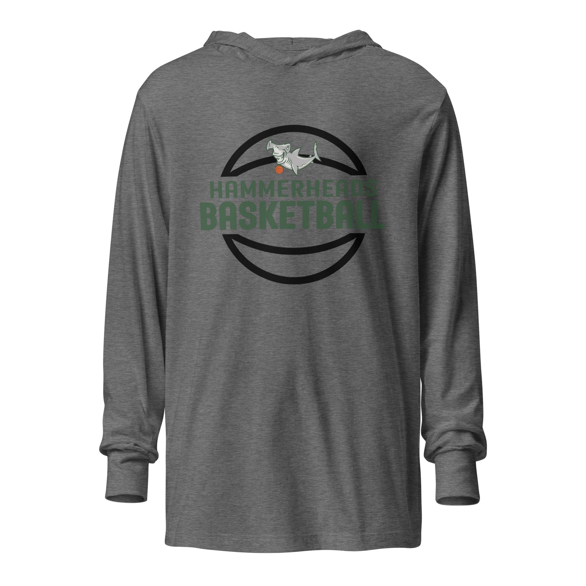 Performance | Hooded Long Sleeve T Shirt | Hammerheads Basketball