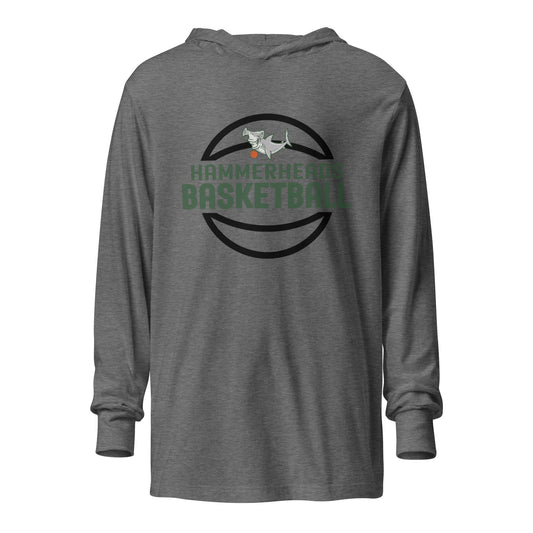 Performance | Hooded Long Sleeve T Shirt | Hammerheads Basketball