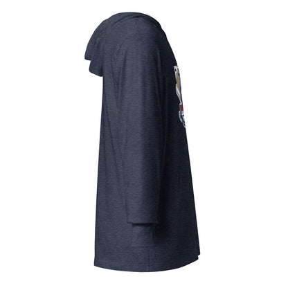 Performance | Hooded Long Sleeve T Shirt | Hard 90 Legacy | Badge Logo