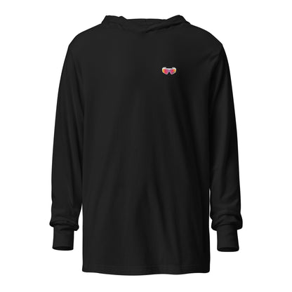 Performance | Hooded Long Sleeve T Shirt | Hard 90 Legacy | Shade Logo