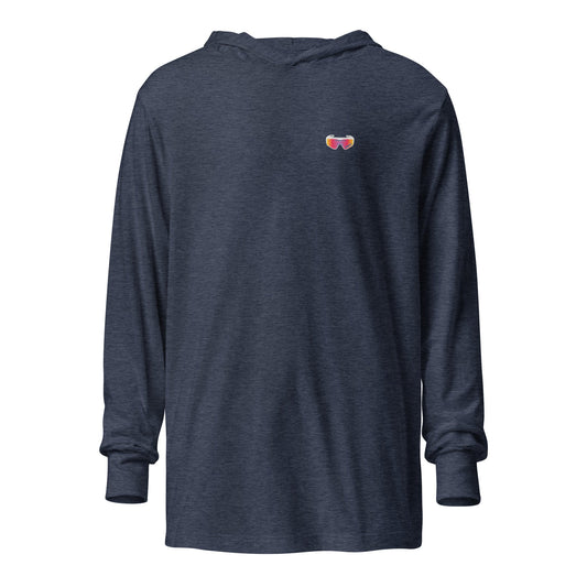 Performance | Hooded Long Sleeve T Shirt | Hard 90 Legacy | Shade Logo