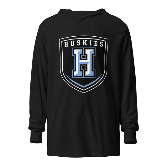 Performance | Hooded Long Sleeve T Shirt | Helena MTB Team | Shield Logo