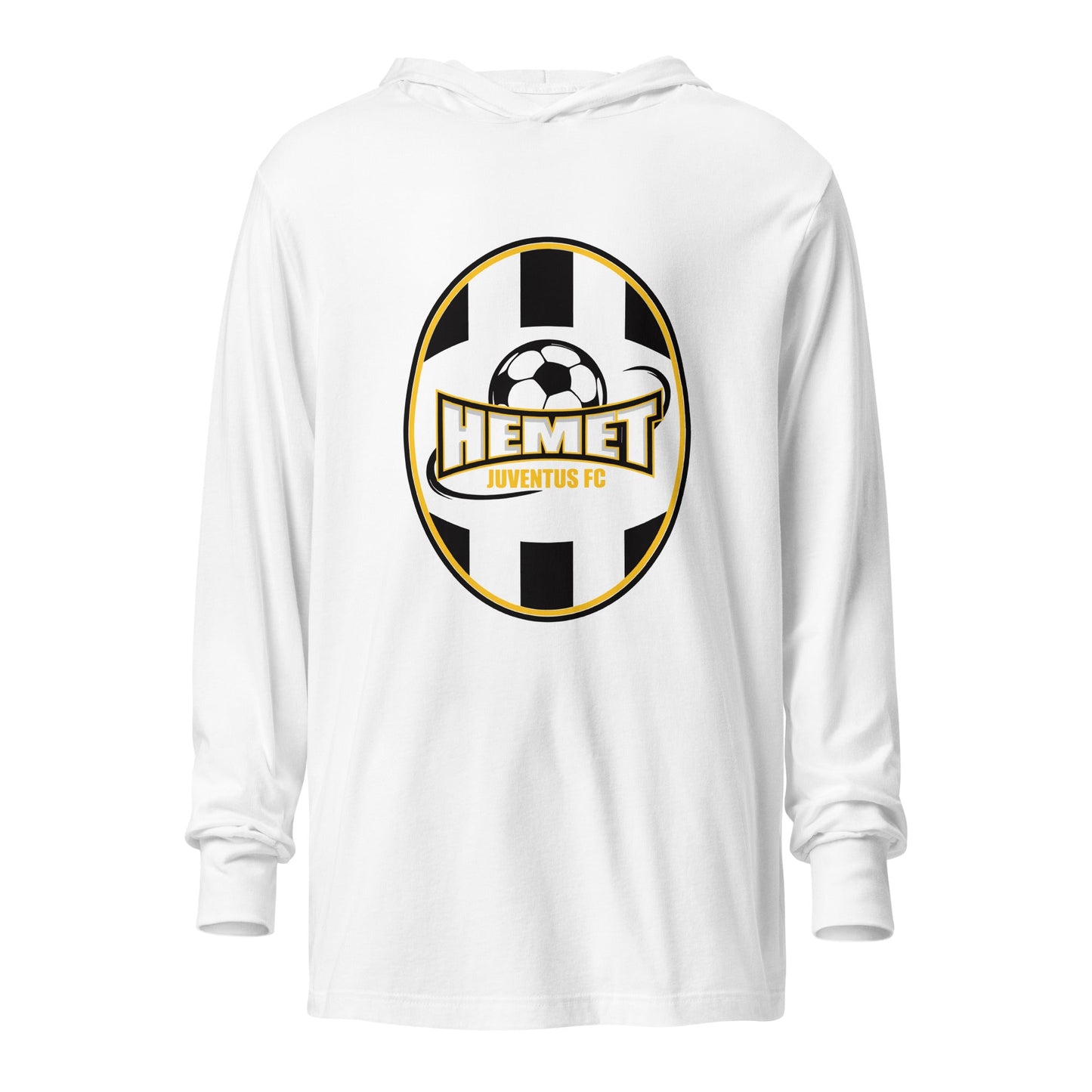 Performance | Hooded Long Sleeve T Shirt | Hemet Juventus | Crest Logo