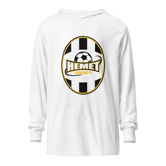 Performance | Hooded Long Sleeve T Shirt | Hemet Juventus | Crest Logo
