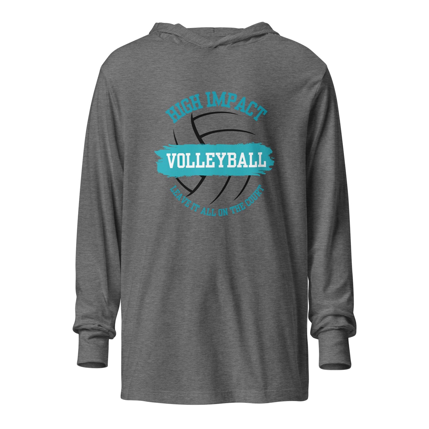 Performance | Hooded Long Sleeve T Shirt | High Impact VBC | Classic Logo