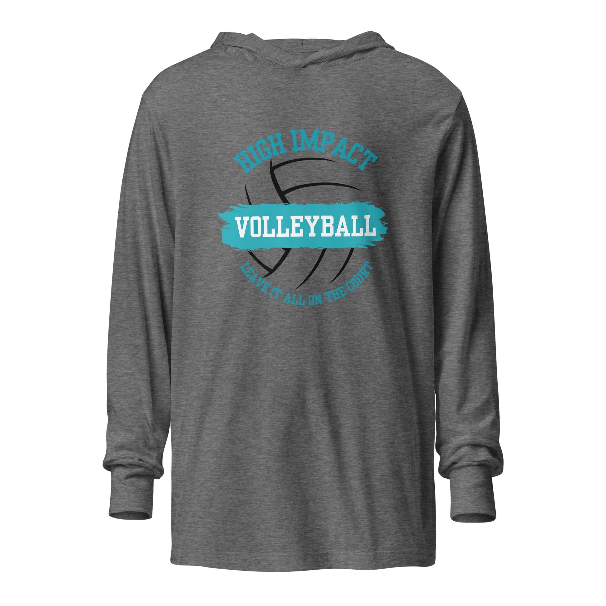 Performance | Hooded Long Sleeve T Shirt | High Impact VBC | Classic Logo